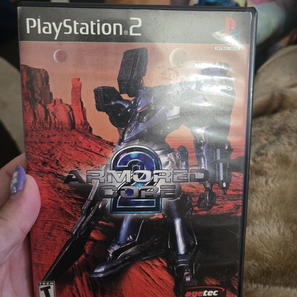 Sony Black Armored Core 2 Video Game for PlayStation 2